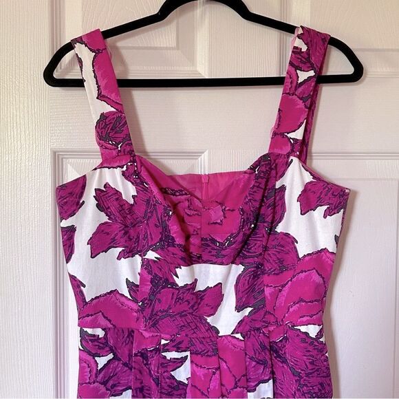 Donna Ricco Floral Dress with Pockets - Picture 2 of 4